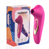 Female 5-frequency rose sucker, honey bean teasing vaginal vibrator, electric vibrator, rose red