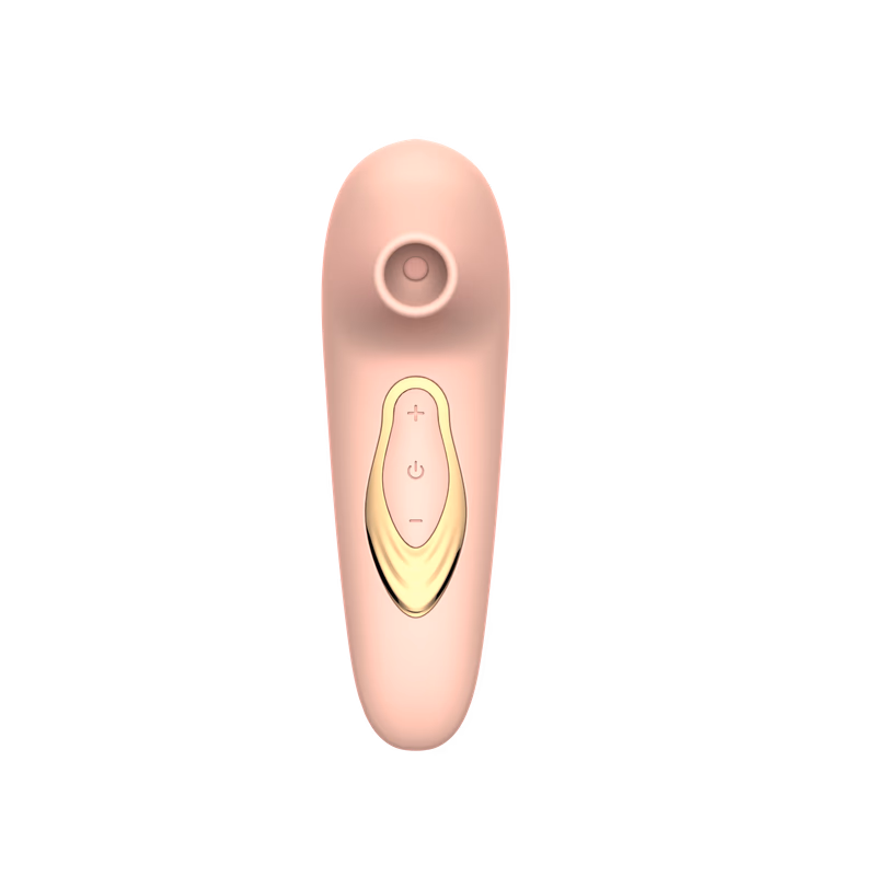 Female 5-frequency rose sucker, honey bean teasing vaginal vibrator, electric vibrator, Skin Tone