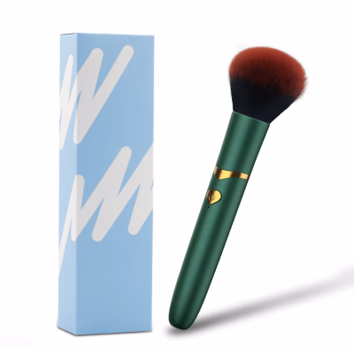 Rechargeable brush vibrating wand makeup brush massage AV wand electric vibrating egg female masturbator, Green