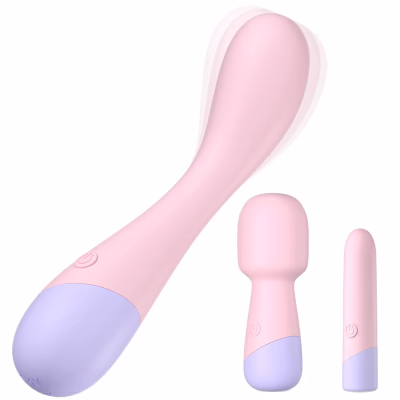 XiXi Vibrating Massager with 10 Vibrations, Female Masturbator, Direct Plug-in Rechargeable AV Wand
