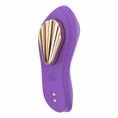 New magnetically attached, wearable wireless remote-controlled vibrating egg for women, with APP stimulation, targeting the clitoris, Purple