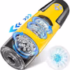 Automatic telescopic rotating male masturbator toy for men, yellow