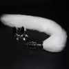 Three types of anal plugs + white tail