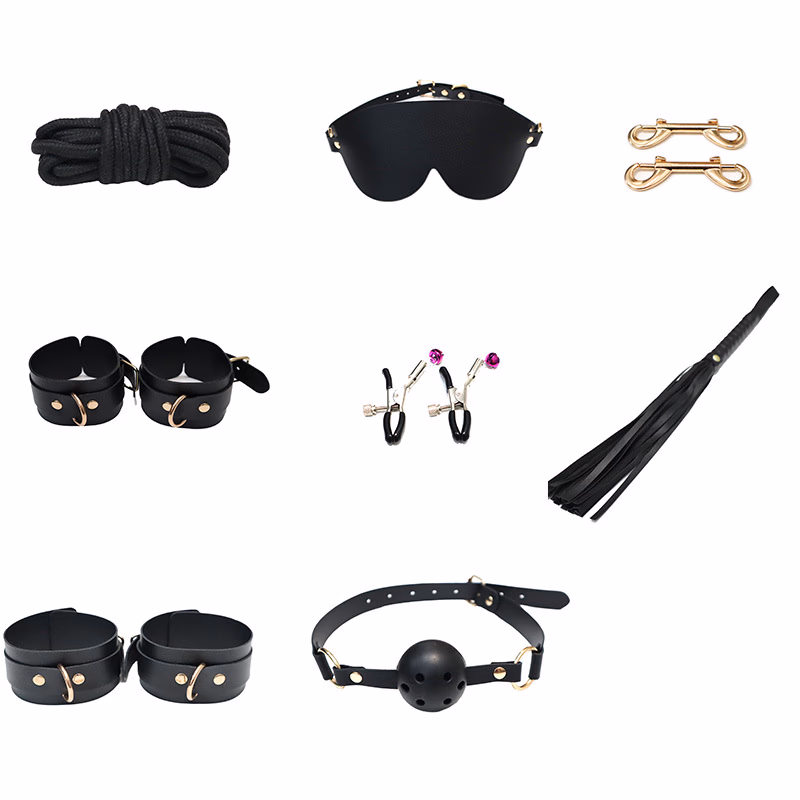 Black 8-piece set [Black box]