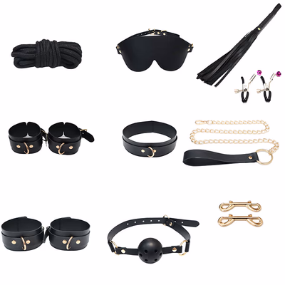 Black 10-piece set [Black box]
