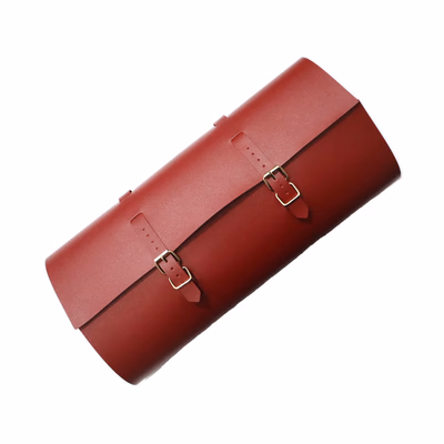 Burgundy leather bag