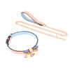 Pink bow leash