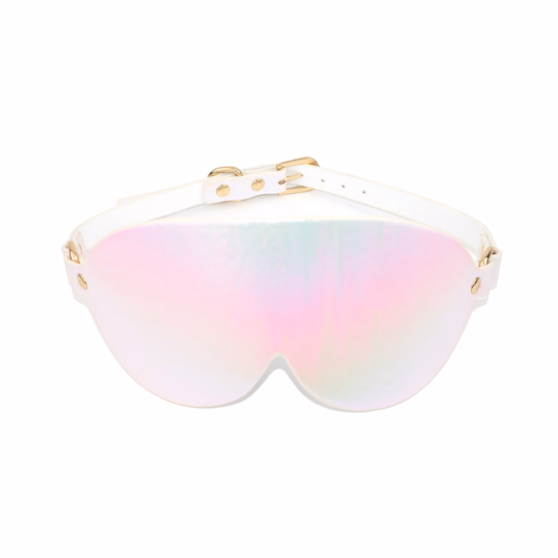 Colorful leather eye mask