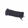 Black 5-meter silk rope with metal end