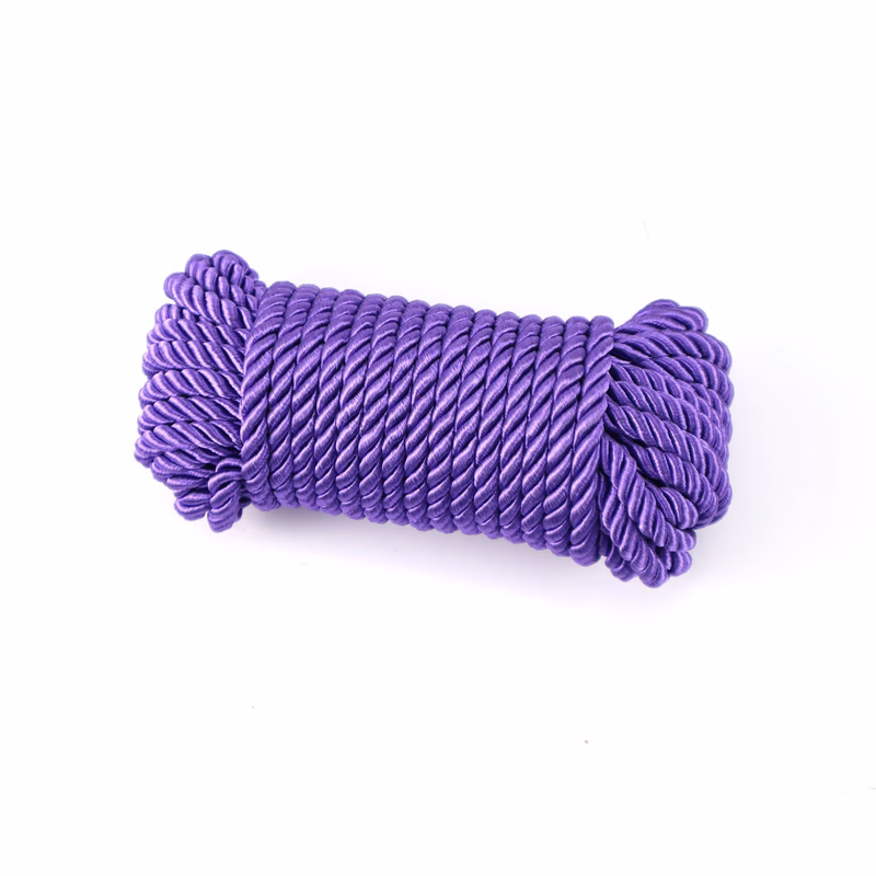 Purple 10-meter silk rope