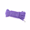 Purple 5-meter silk rope with metal end