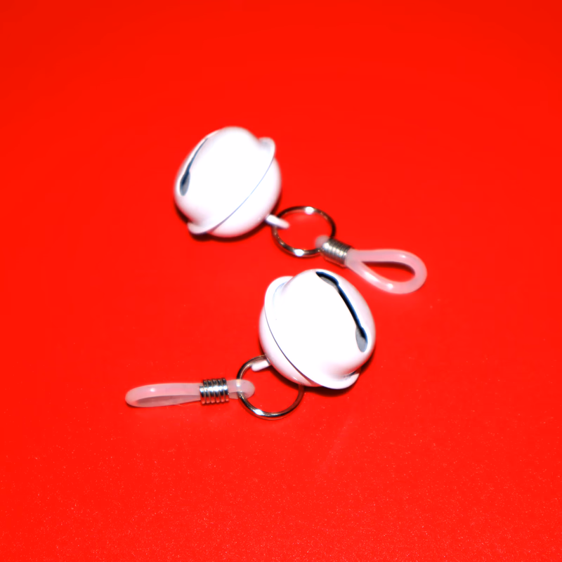 White bell nipple clamps