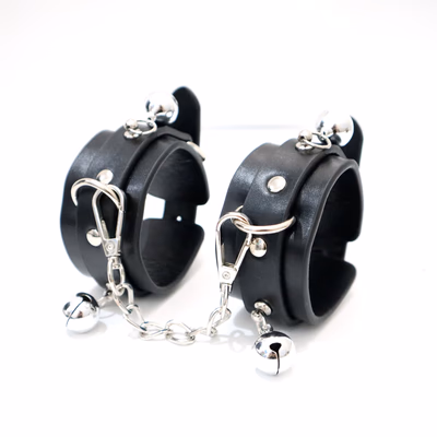 Silver bell handcuffs