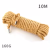10-meter cotton rope with metal ends