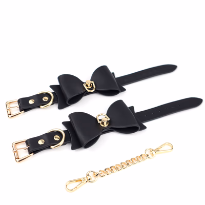 Black bow-tie handcuffs