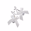 White bow nipple clamps