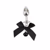 Black bow + bell + anal plug