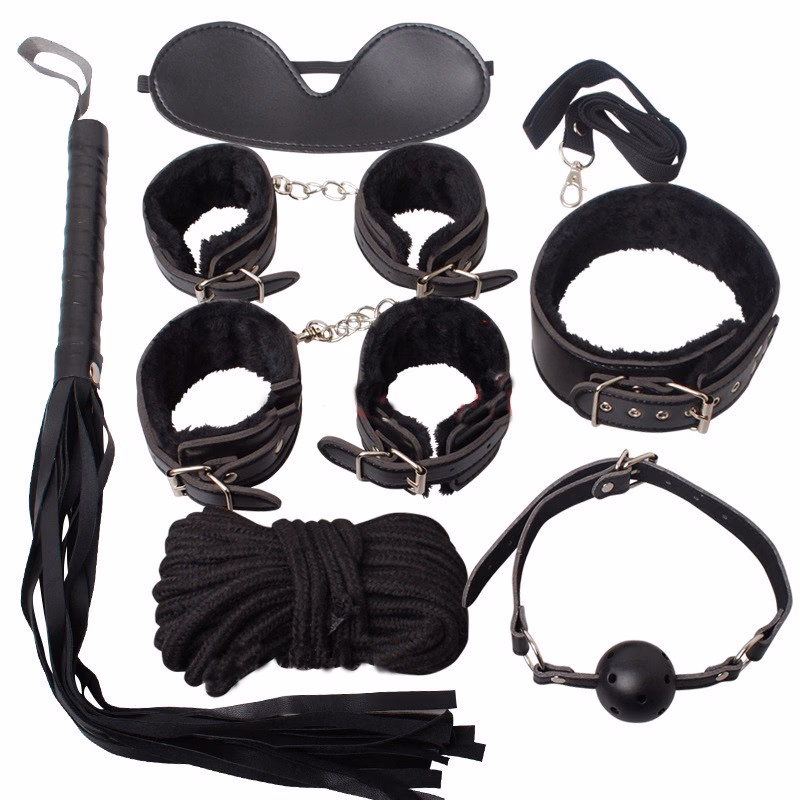 SM Props Black Plush 7-Piece Set