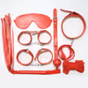 SM Props Red Leather 7-Piece Set