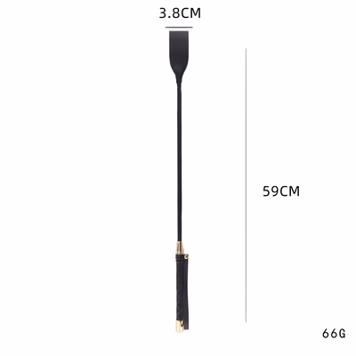 Leather Alloy Whip 59cm