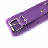 Plush purple handcuffs
