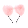 Pink fluffy headband