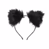 Black fluffy headband