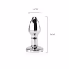 1.8cm aluminum alloy anal plug