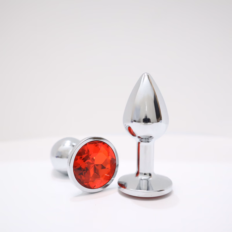 Large metal anal plug, 2.7cm