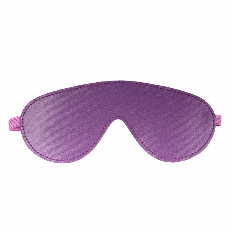 Purple leather eye mask