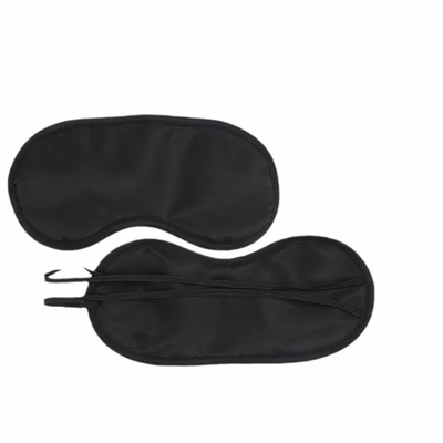 Black cloth eye mask