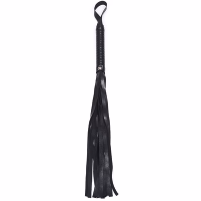 Large black whip