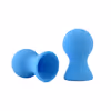 Blue silicone breast pump