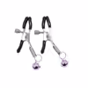 Purple bell nipple clamps
