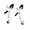 Silver bell nipple clamps