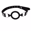 Black O-ring silicone mouth ring