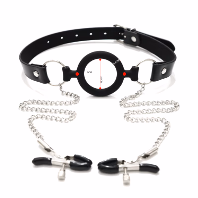 Black mouth ring nipple clamp
