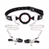 Black mouth ring nipple clamp