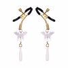 Butterfly teardrop nipple clamps