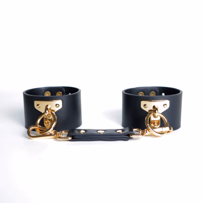 Black handcuffs