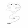 Metal three-headed clips for BDSM, nipple clamps, clitoral clamps
