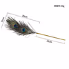 Peacock feather gold handle - detachable