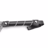 Black handle with diamond-encrusted iron chain