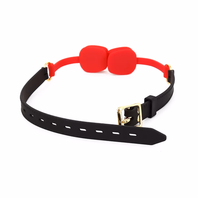 Teeth-clenching mouth opener, red