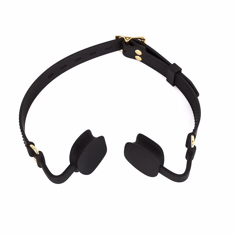 Teeth-clenching mouth opener, black