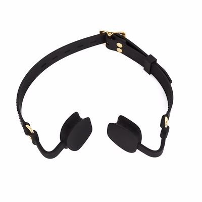 Teeth-clenching mouth opener, black