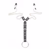 Chain nipple clamps, penis rings, male bondage and discipline tools