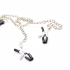 Chain nipple clamps, penis rings, male bondage and discipline tools