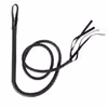 1.9-meter black extended leather whip