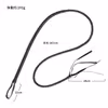 1.9-meter black extended leather whip